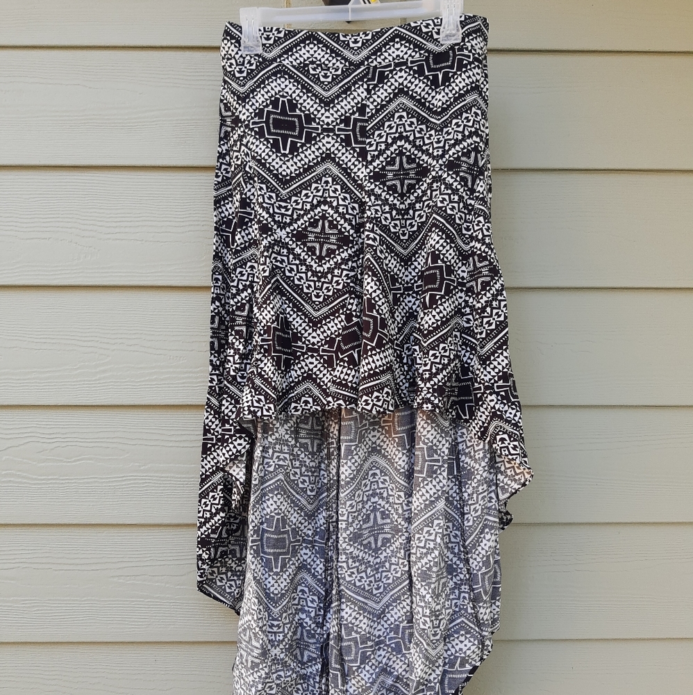 Express high low skirt